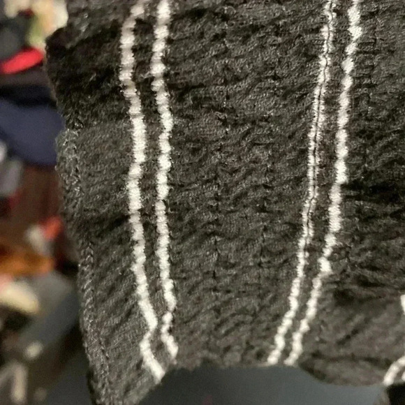 Calvin Klein black & cream shirt top - Picture 6 of 13